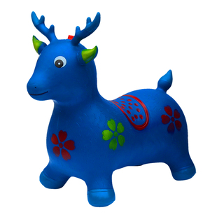 跳跳马儿童充气玩具橡皮马带音乐加大加厚安全无毒抗压耐磨跳跳鹿