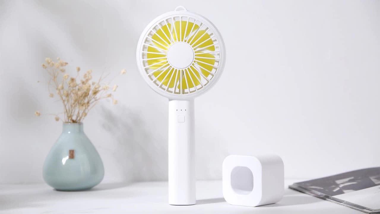 2021 Korean Colorful Handheld Mini Fan Portable Usb Ail Cooling Fan