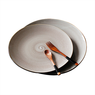 釉下彩13英寸超大陶瓷剁椒鱼头大盘子自助餐拼盘餐厅酒店用瓷微瑕