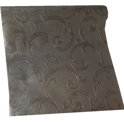 转行不干了 库存清仓 PVC墙纸进口深咖色北欧简约卧室客厅壁纸