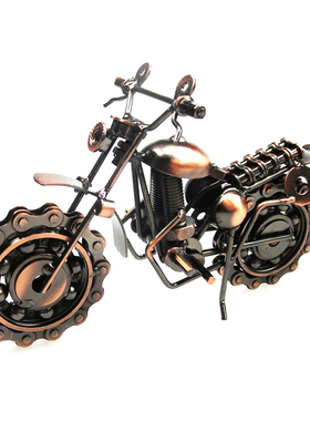 卧室哈雷摩托车工艺品家居摆件