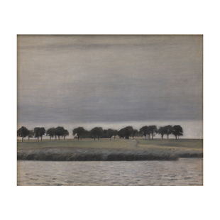 背影 Hammershoi哈默修伊小众艺术装饰画北欧客餐厅卧室文艺挂画