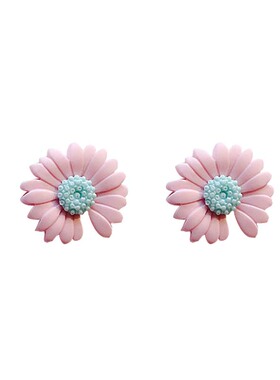 小雏菊花瓣甜美风耳夹春夏新品