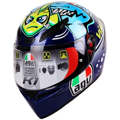 agv意大利全覆式四季赛车盔