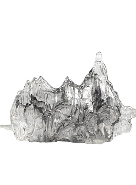 新中式风水墨山意境电视柜摆件