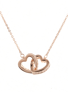 吊坠微镶设计感短款女链夏季