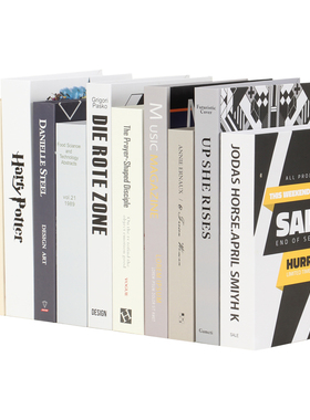 北欧风格英文影视拍摄道具仿真书