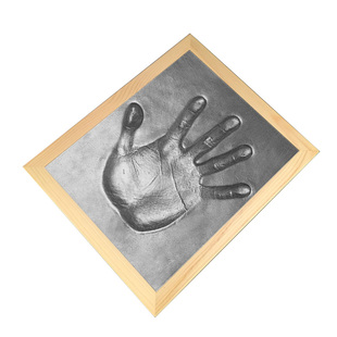 金色手印泥成人手印明星发布会纪念品手模实木相框印泥奖品礼品