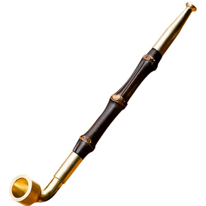 老式竹根烟斗男士旱烟烟锅手工紫竹子烟杆叶子卷烟一口香过滤烟锅