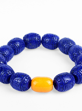 阿富汗原色青金石节日礼物饰品