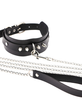 choker日常圆环皮质性感脖子饰品