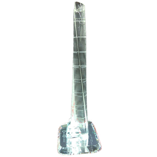 上海中心大厦水晶模型建筑物地标特色纪念品精品商务礼品装饰摆件