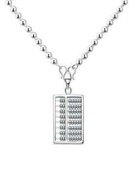 毛衣链银项链999足银银项链吊坠