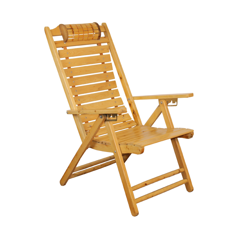 香柏木实木躺椅折叠椅成人午休睡椅老人靠背椅家用阳台懒人夏凉椅