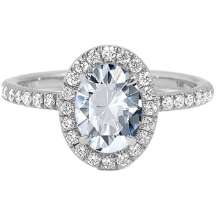 【培育】Vrai/芮爱 维纳斯椭圆婚戒钻石戒指美国品牌线下专柜同款