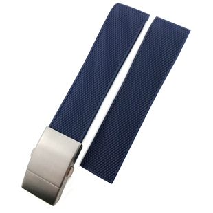 YGB原装防水硅胶橡胶表带适用浪琴新康卡斯L3.742/644名匠19 21mm