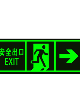 安全出口指示牌夜光提示牌