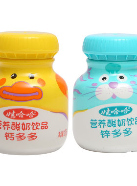 娃哈哈钙多多儿童牛奶乳酸菌酸奶