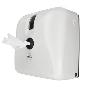 超省纸迈点公共卫生大盘卷纸架耐用中心抽大卷卫生纸盒壁挂