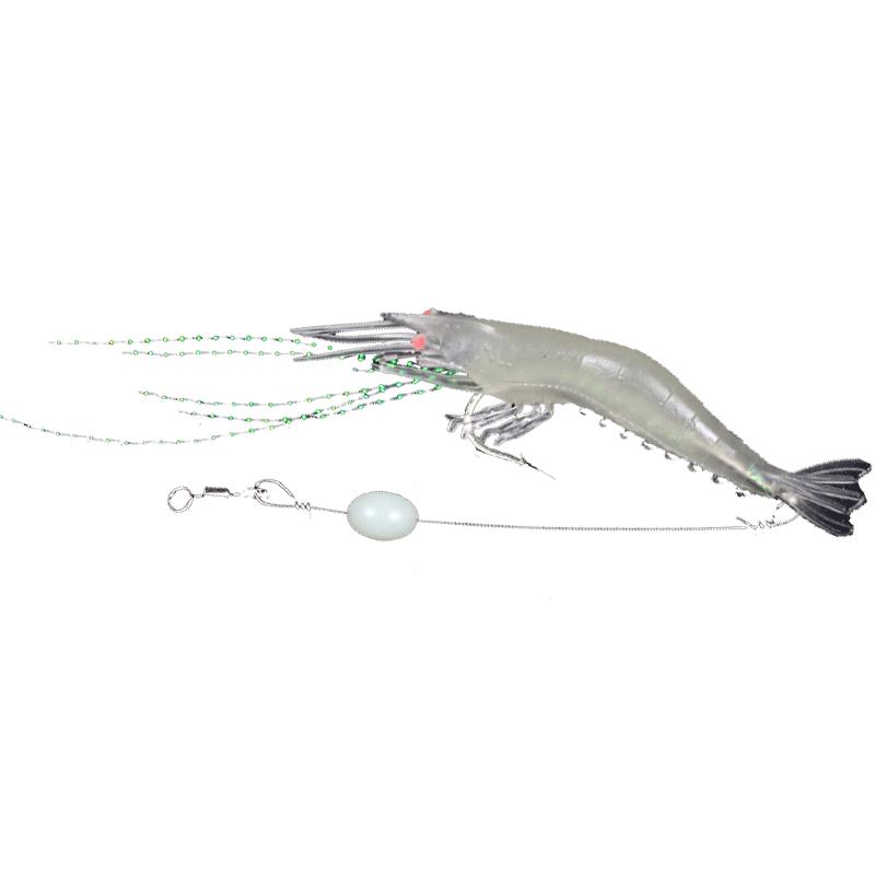 软饵仿生假饵鲈鱼黑鱼翘嘴鱼饵钓鱼假虾饵淡水拟饵软虫