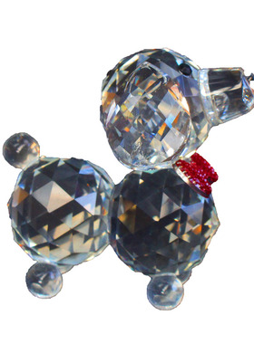 小熊水晶摆件酒柜装饰品