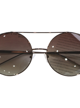 vlucky墨镜女士圆形韩版复古风