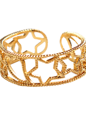 99克拉小众设计饰品女18k包金