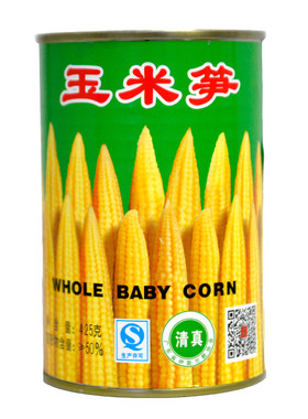 龙江牌玉米笋罐头粟米凉拌配煲汤