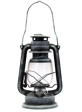 橱窗装饰复古做旧风格铁皮煤油灯