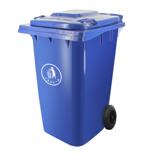 百仁240升塑料垃圾桶户外大垃圾桶环卫江苏苏州分类标示垃圾桶