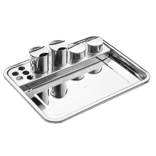 新华医疗换药盘304不锈钢方盘输液注射换药手术器械用托盘加厚