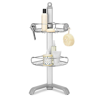美国simplehuman浴室角落置物架