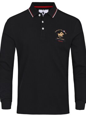 品牌球服男士长袖t恤纯棉