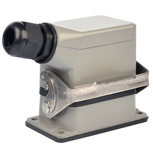 重载连接器 矩形航空插头插座 工业防水插头快速接插件十芯热流道