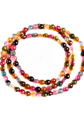 水晶天然巴西糖果色旺财碧玺手链