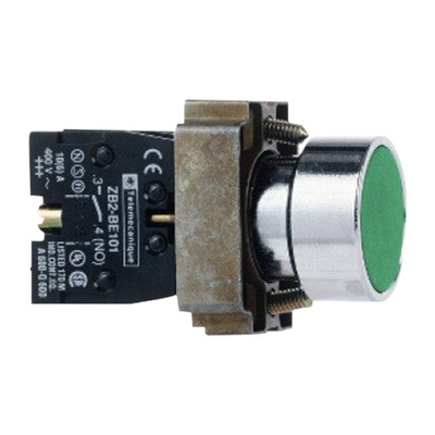 施耐德平头按钮xb2ba31c复位