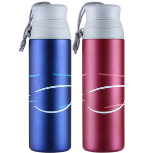 不锈钢保温杯男女士水杯便携户外运动水壶带滤网儿童学生茶杯包邮