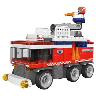 百变布鲁可拼装积木大颗粒布鲁克小队消防车玩具儿童男孩生日礼物