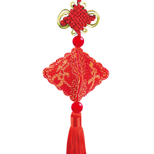 2026新款平安福满珠子十字绣汽车挂件全珠绣车挂饰车装饰平安符