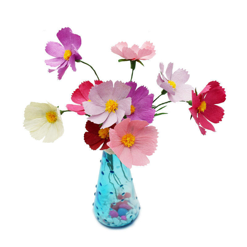 包邮DIY手工川崎折纸玫瑰花材料20cm珠光纸手揉纸折痕纸花15*15cm