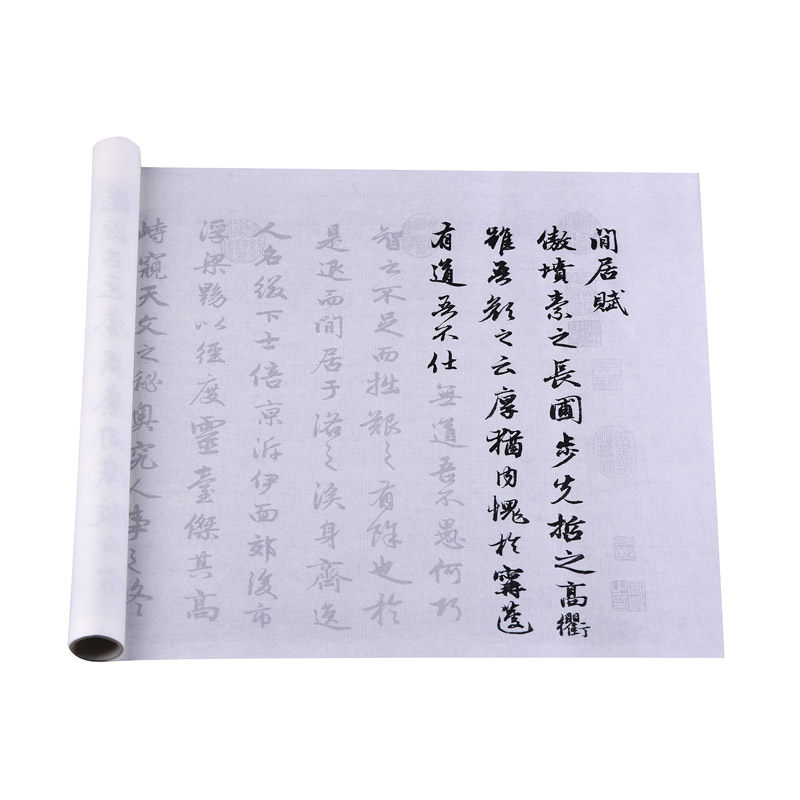 闲居赋赵孟頫初学描红临摹练习