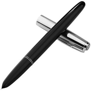 英雄616plus钢笔经典老款暗尖学生书法书练字成人办公可替换墨囊