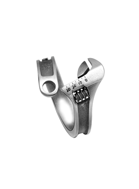 开口戒指泰佳福S925扳手欧美男