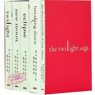 暮光之城小说暮光之城英文原版套装7册 暮光之城小说全集6册+官方插图指南 Twilight 暮光之城电影原著小说暮光之城电影周边