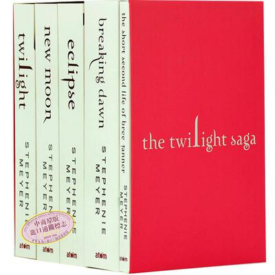 暮光之城小说暮光之城英文原版套装7册 暮光之城小说全集6册+官方插图指南 Twilight 暮光之城电影原著小说暮光之城电影周边