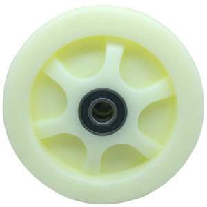 2个包邮加厚重型尼龙轮平板车拖车轮子3寸4寸6寸5寸8寸 推车轱辘