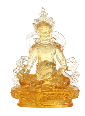 吉祥五姓财神琉璃供奉摆件佛像
