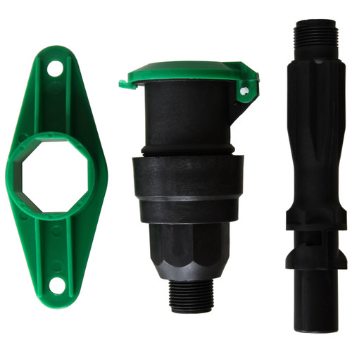 6分 DN20快速取水阀草坪取水器园林塑料取水阀方便体洒水栓钥匙杆