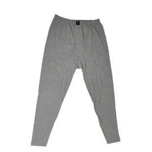 格凯服饰 男士加肥加大莱卡棉秋裤纯棉打底裤加大码男弹力保暖裤