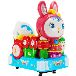 2022厂家直销 投币摇摆机兔子狗狗电动摇摇马吹泡泡摇摆车摇摇车